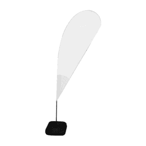 Banderas Publicitarias  Gota:75x170 / Pluma:70x200 Línea Premium – Talla S