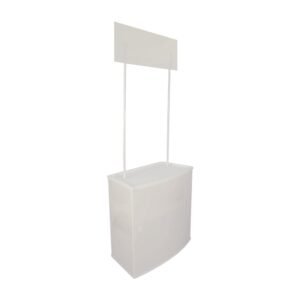 Mesa de Degustación Promocional Plegable 4 Araña Publicitaria Max 100x200 cm